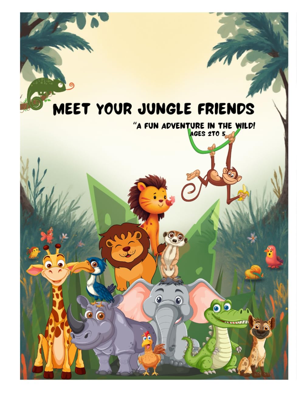 Meet your friends: “Discover and Play with Your Jungle Friends.”