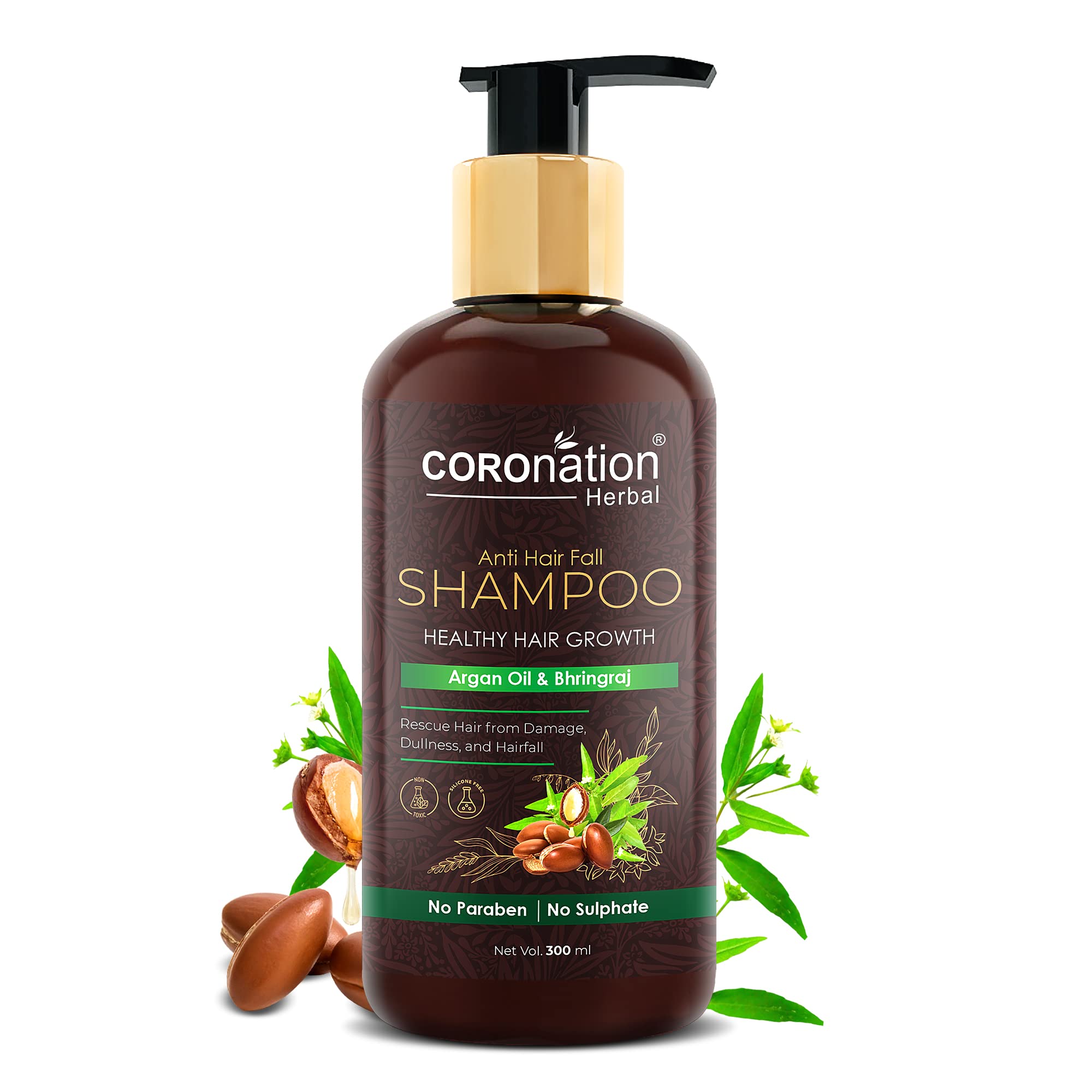 Buy COROnation al Anti Hair Fall Shampoo with Argan Oil & Bhringraj