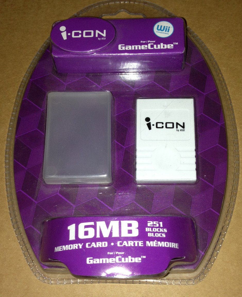 iCon 16MB Memory Card for Gamecube Video Games