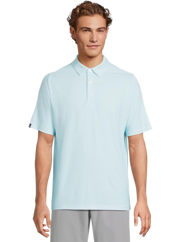 Blue Callaway Chev Foulard Print Polo