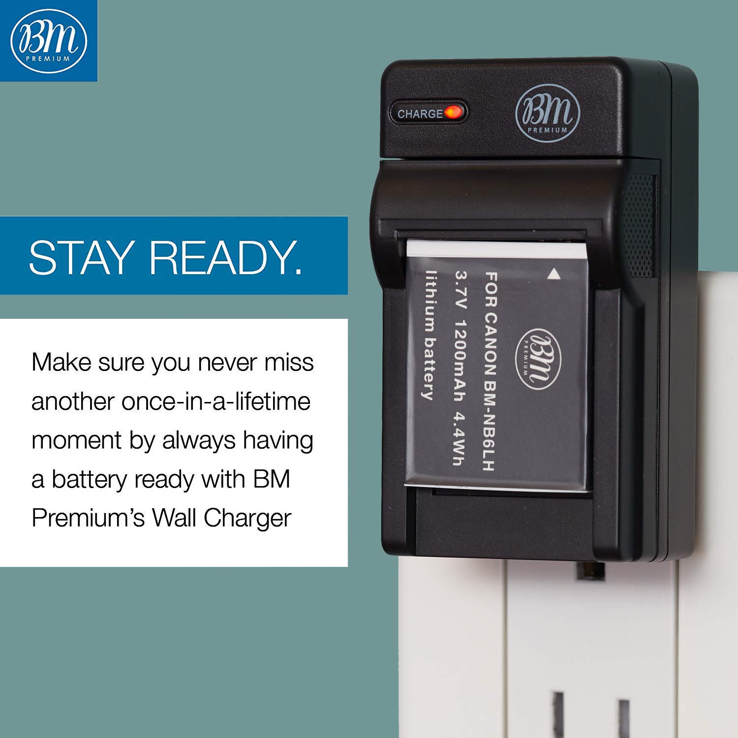 Amazon.com : BM 2 NB-6LH Batteries and Charger for Canon PowerShot