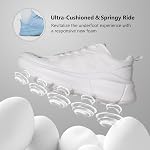 Hawkwell Women's Cloud Zero Active Walking Tennis Cushion Running Shoes Jogging Sports Sneakers Breathable Athletic Gym Workout Non Slip Medical Work Shoes