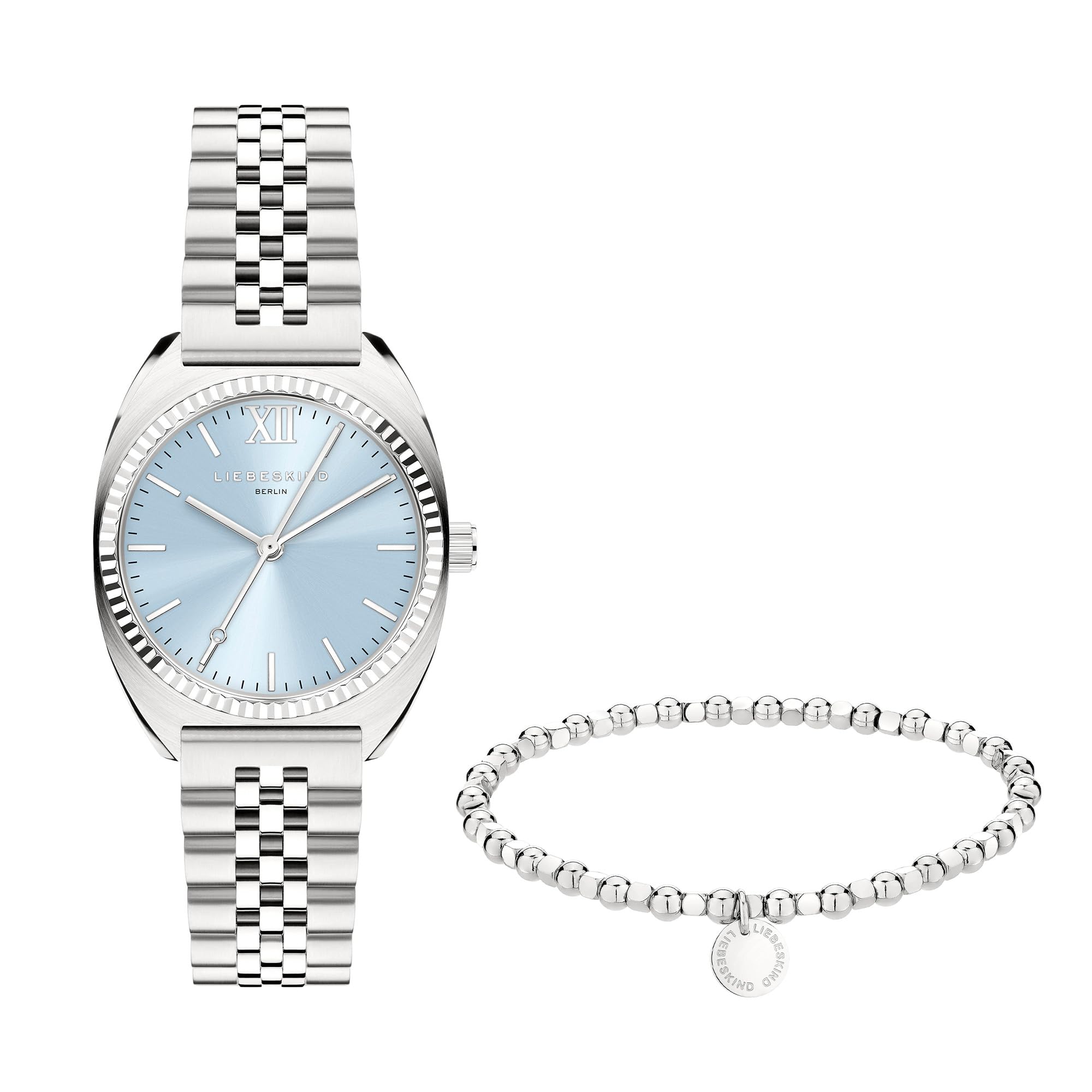 Liebeskind Berlin Set Armbanduhr & Armband LS-0128-MQB Edelstahl