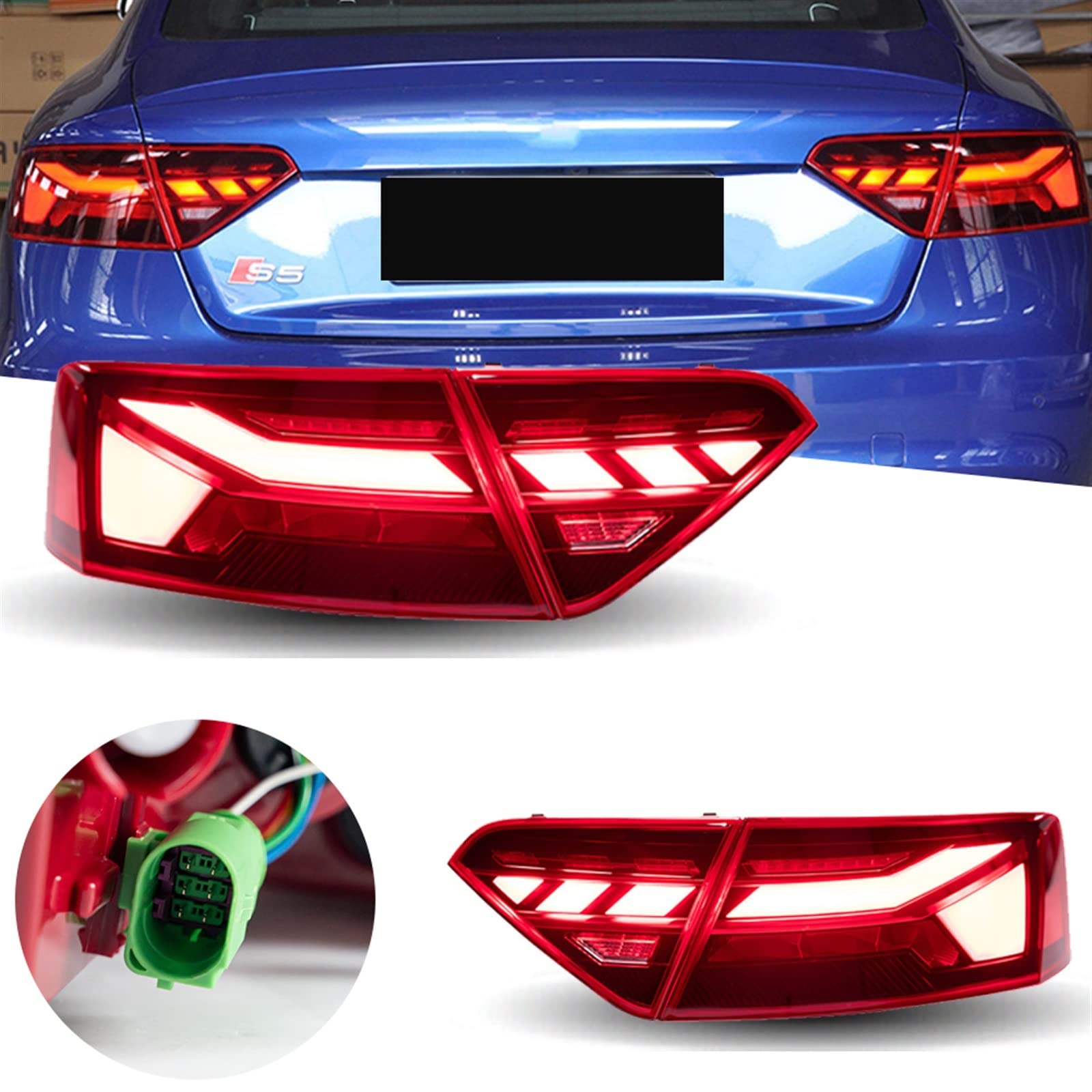Amazon.com: MOCCAN Taillights Compatible with Audi A5 Coupe LED