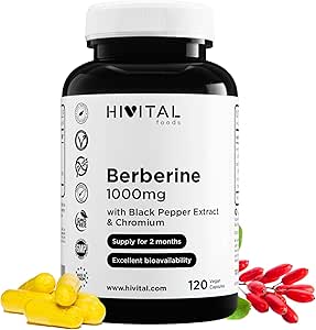 3x Berberina HCL 500 Mg, Totale 540 Capsule - Foto 5