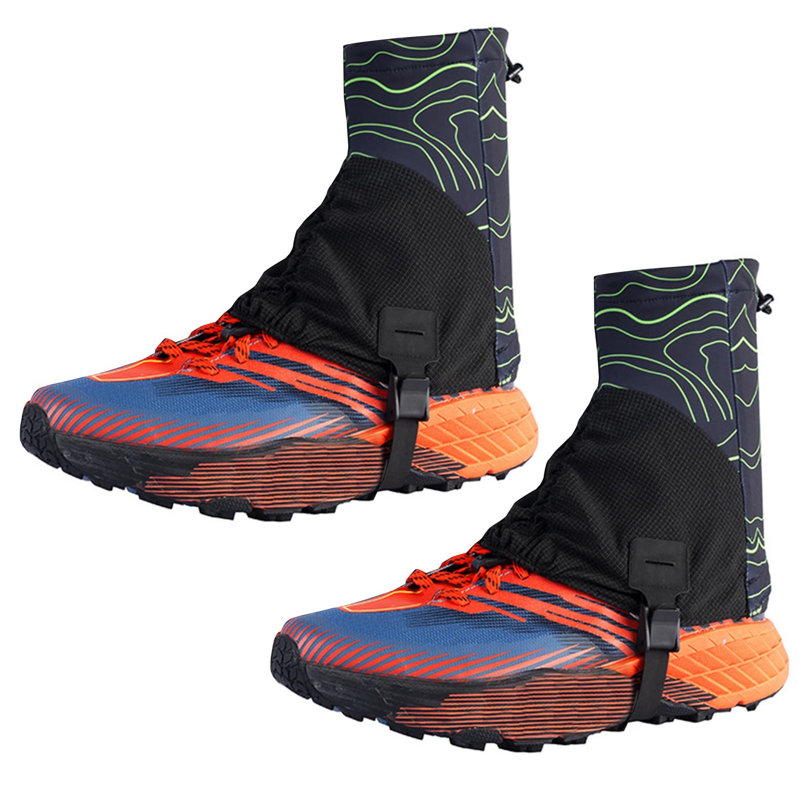 oringnat Outdoor Trail Gaiters Low Ankle Gaters Protective Breathable Sand for Running Hiking Trail Racings