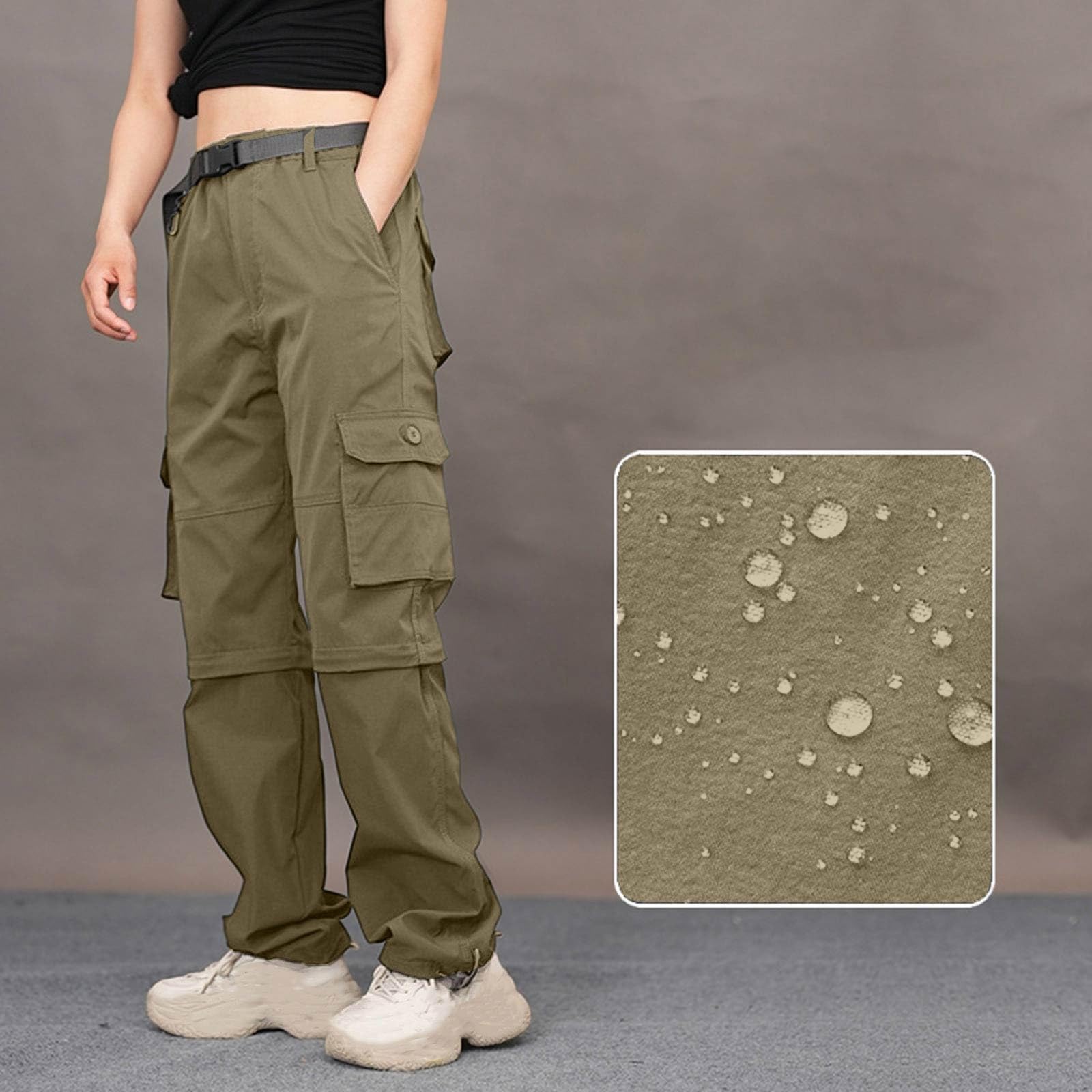 Pantaloni Donna Trekking Estivi Pantalone Estivo Ciclisti Wide Leg Sweatpants Curvy Protezioni Harem Push Up Cargo Lavoro Palestra da Palazzo Baggy Jogger