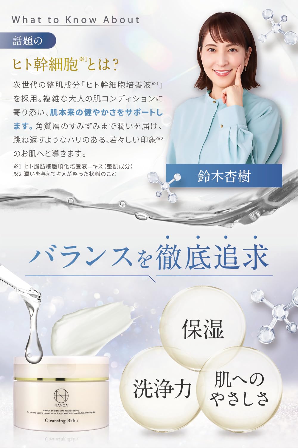 Amazon | (ナノア)NANOA クレンジングバーム 医師が大注目のヒト幹細胞