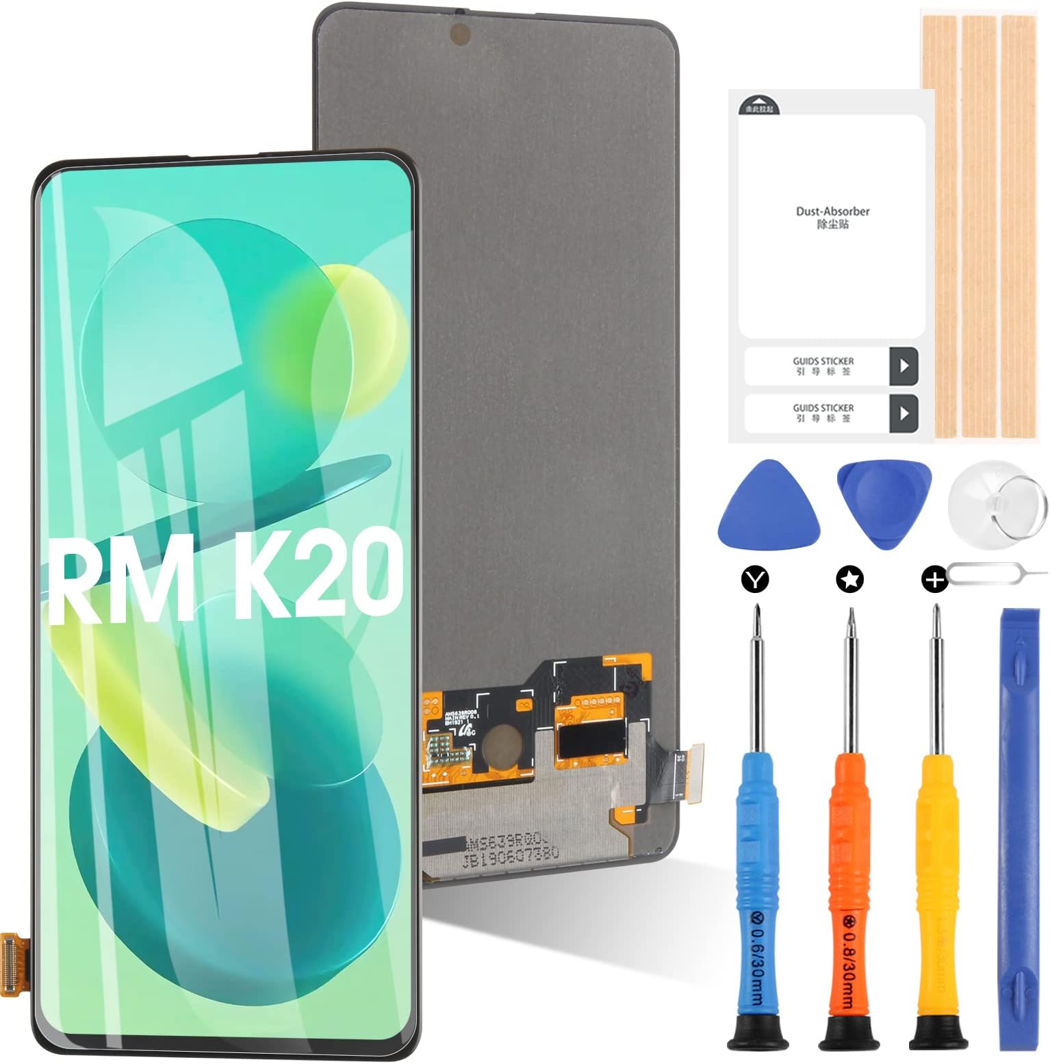 OLED for Xiaomi Redmi K20 Screen Replacement for Xiaomi Mi 9T LCD Display Mi 9T PRO Touch Screen K20 Pro Digitazer M1903F10G Assembly with Tools