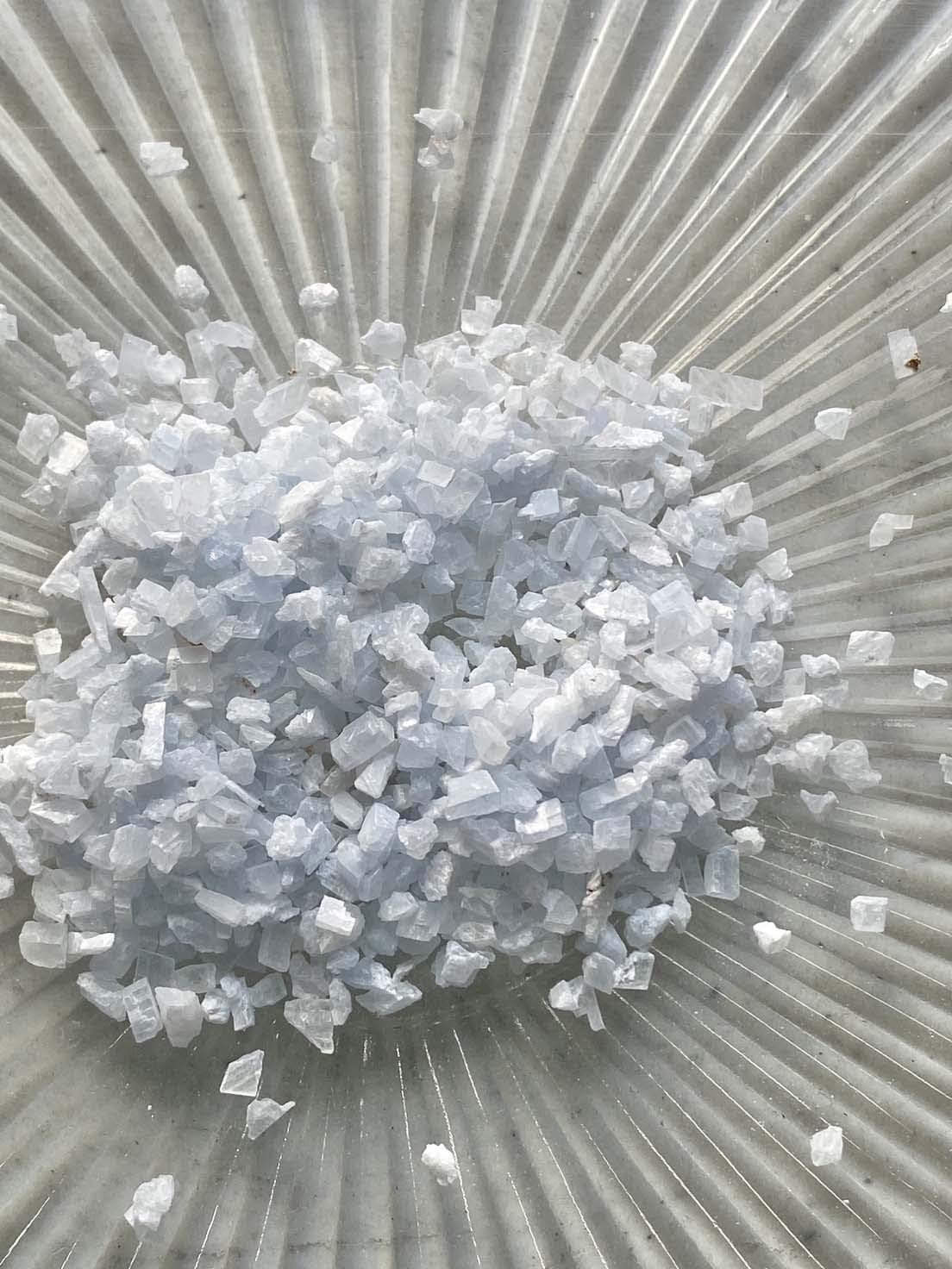 Blue Calcite - Just Above 2mm no Powder - 100% Blue Calcite Life+Love! Protection Clears Negative Energies! ja2(1 Pound)
