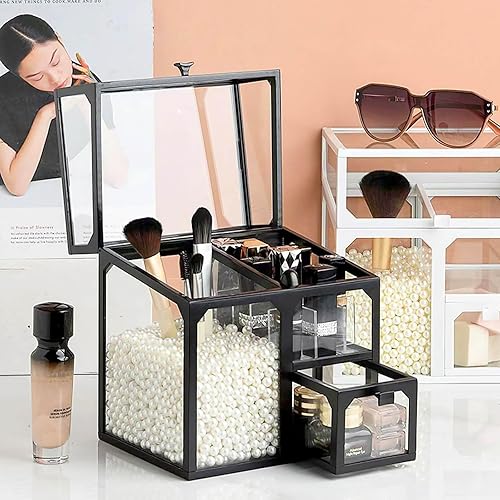 Miniatura 7 de Anezus 2205Pcs Pearls for Craft, Assorted Sizes Fake Pearl Beads, Sew on Pearls, Bulk Loose Pearl Beads with Holes for Jewelry Making, Bracelets