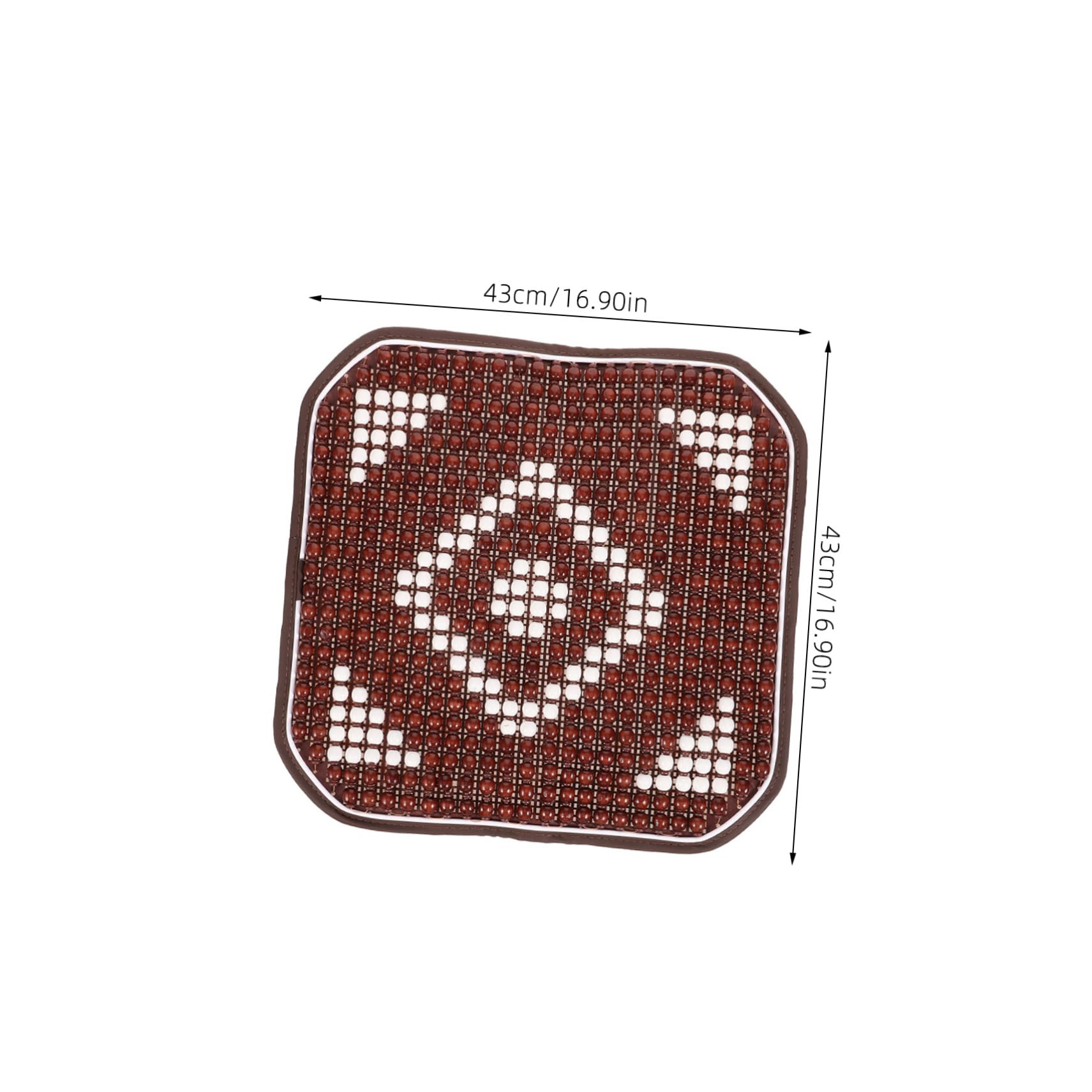 Cuscino Sedile Auto in Legno a Perle, Copertura Estiva Singola | Vacanze Estive, Comfort Circolazione D'aria e Superficie Antiscivolo, Accessorio Auto per Sedile e Sedia