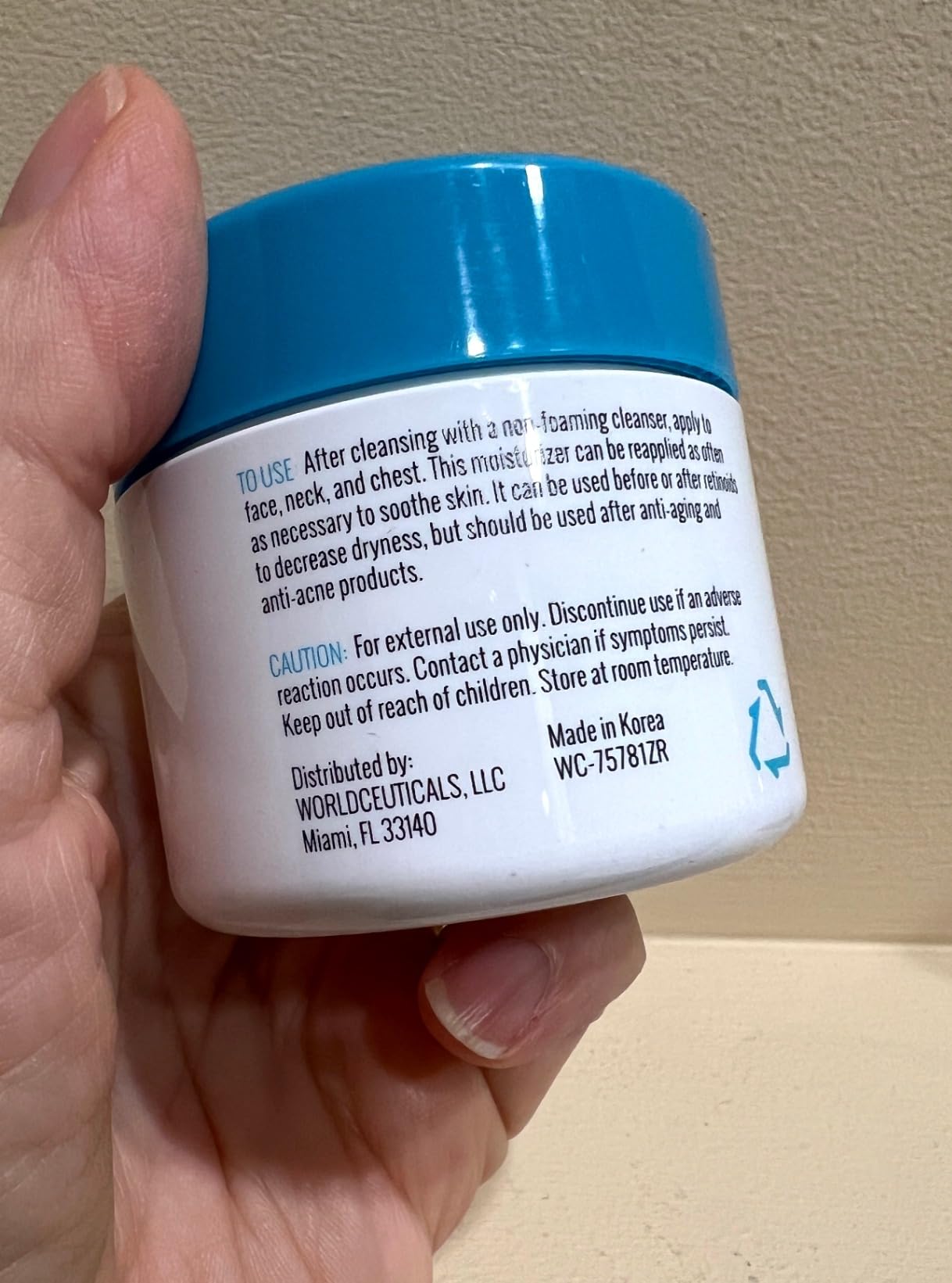ZERAFITE Soothing and Calming Face Moisturizer for Dry & Sensitive Skin Types (2.2 fl. oz./65 ML)