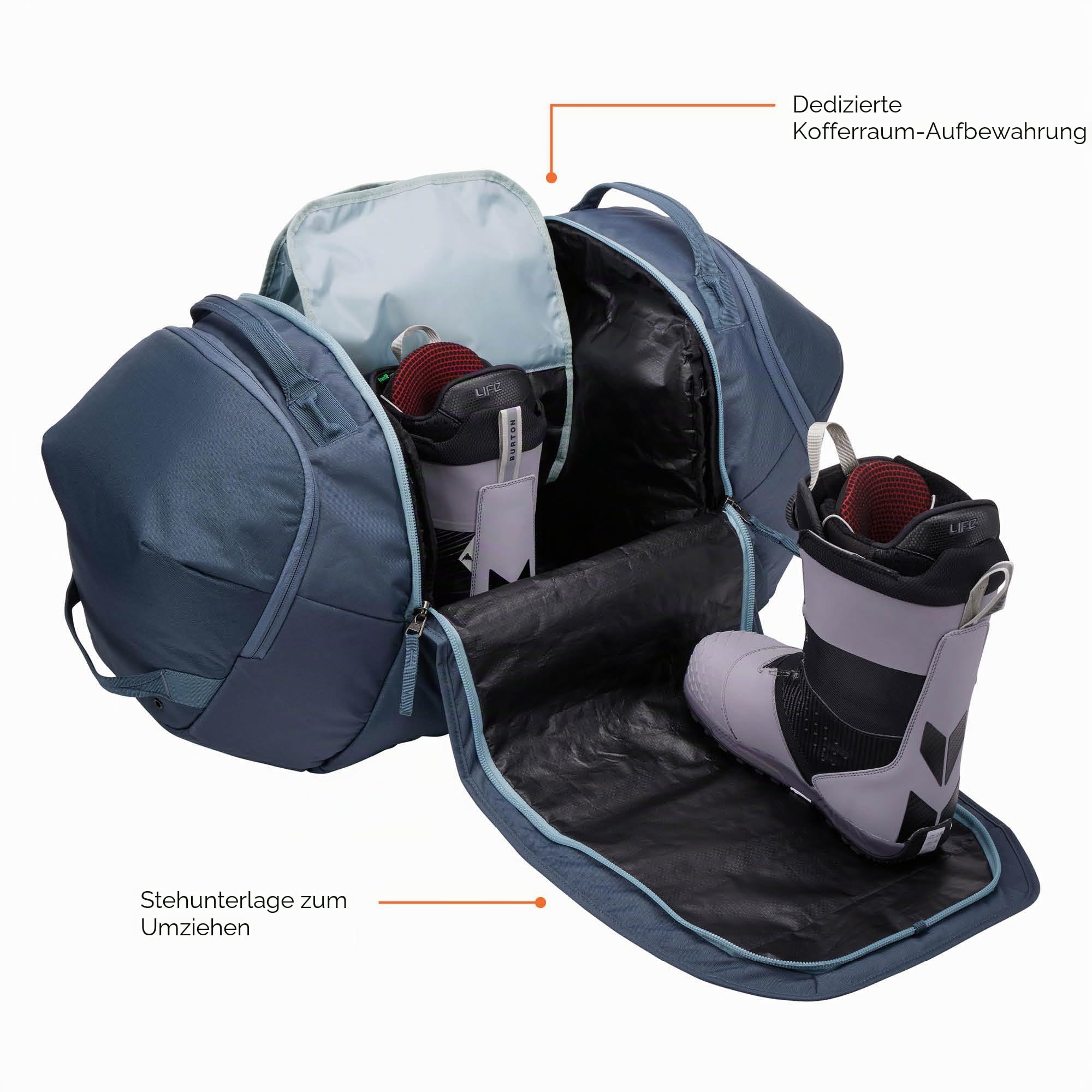 Thule Roundtrip Ski- Und Snowboard-duffel 80 l Dark Slate 80
