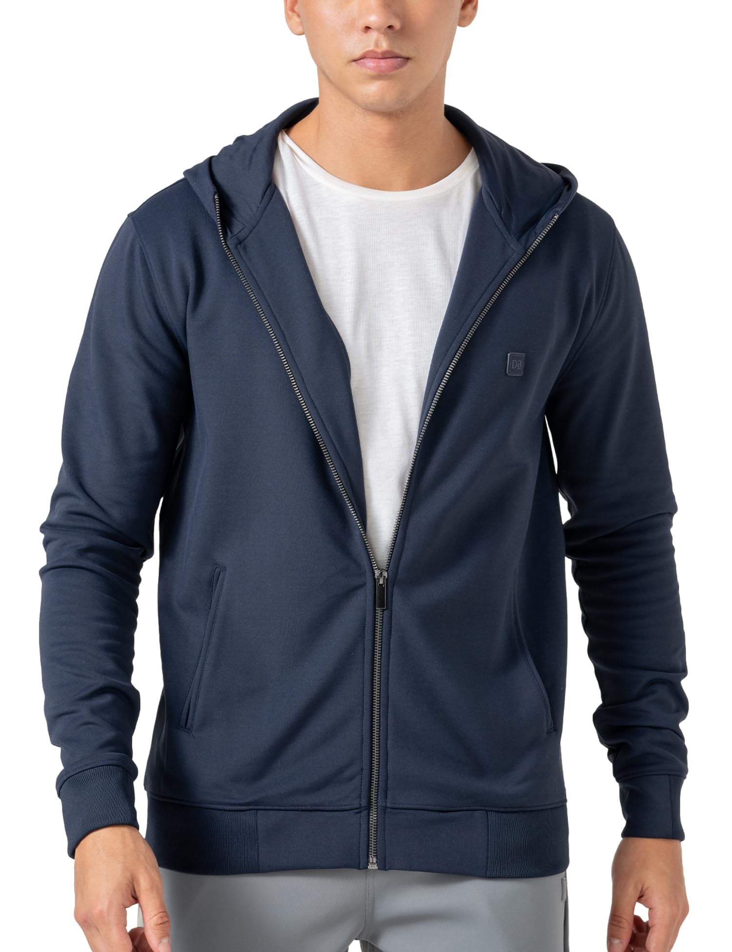 Regular Fit Matt Solid Premium Microfibre Elastane Zipper Hoodie Dyes Soft Inner Fleece Fabric for Softer Feel, Comfortable Casual Wear Hoodie for Men-image-14
