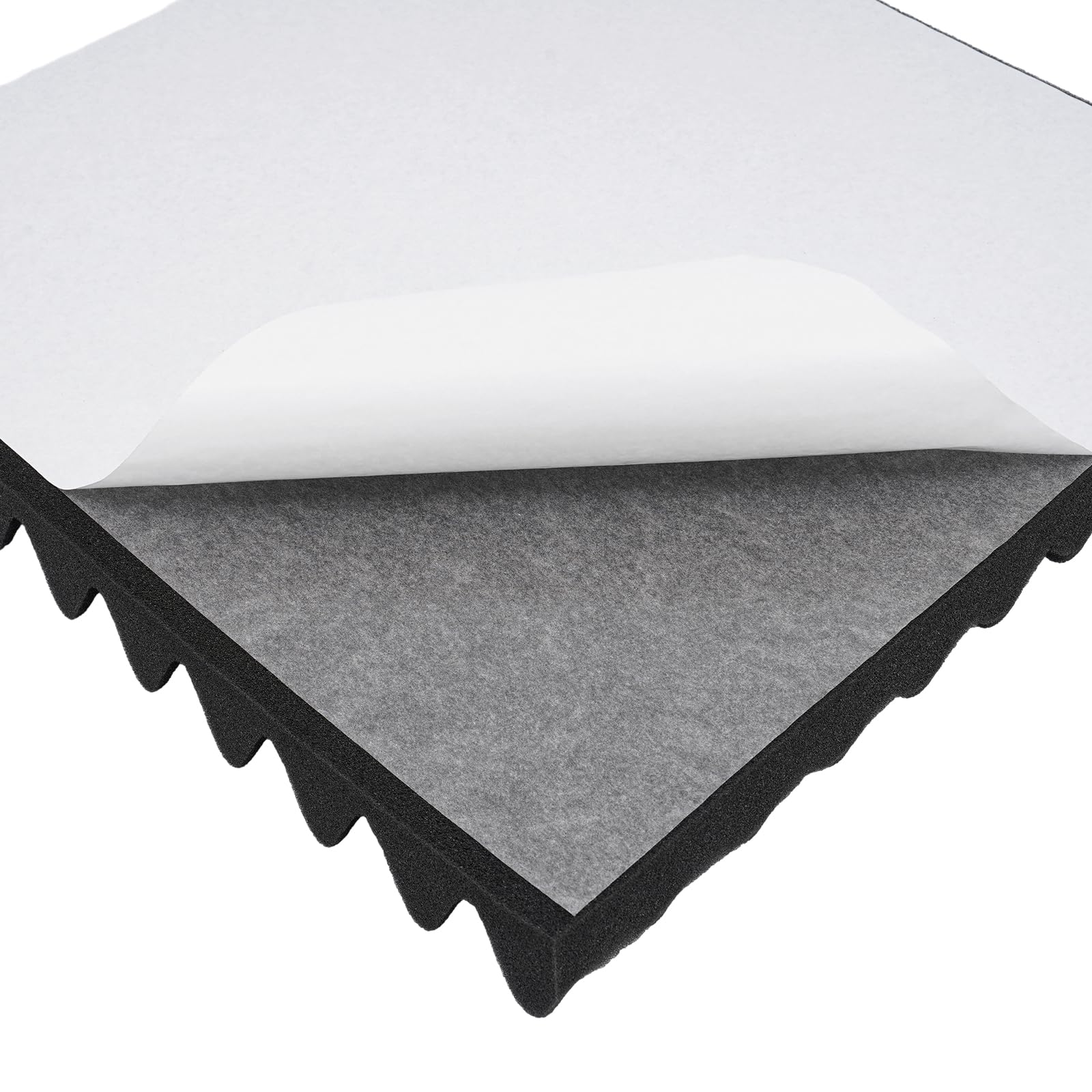 Paneles acústicos de espuma acústica, 10 unidades, con pegatinas, aislamiento acústico, para pared, absorbentes de sonido, esteras de espuma acústica, ignífugas, según MVSS 302, para estudio de