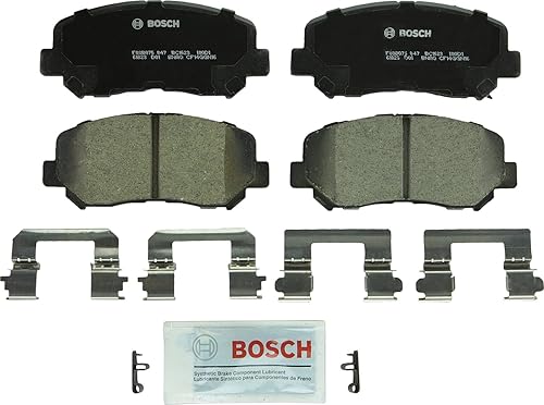 Bosch BC932 QuietCast Premium - Juego de pastillas de freno de disco de cerámica para Ford Crown Victoria de años 2003-2011