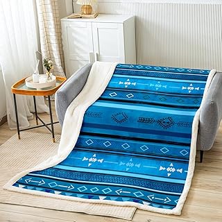 jejeloiu Southwestern Sherpa Blanket Baby 30