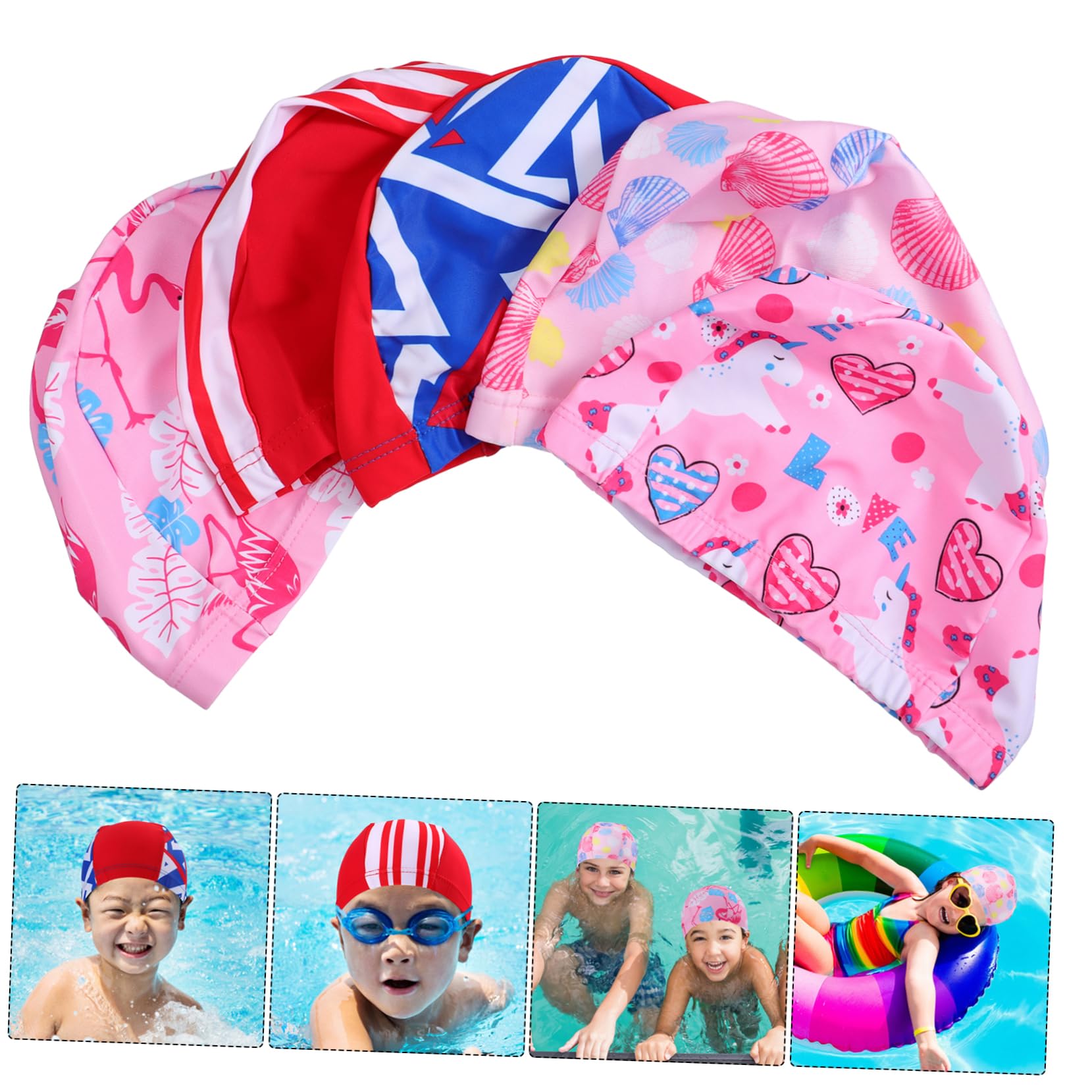 TOYANDONA Cuffia Da Nuoto Per Berretti Da Nuoto Cappello Da Bagno in Tessuto Bassaggio Di Cappello Da Bagno Per Cuffia Da Bagno Per Poliestere