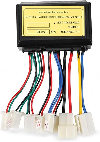 Motor Controller, 24V 250W Electric Motor Controller Brushless Motor Speed Controller for E-Bike/Electric