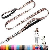 Vista 12 de TSPRO Correa táctica para perro, manos libres, resistente, ajustable, con mango acolchado y cierre de seguridad de metal para caminar, correr, Negro