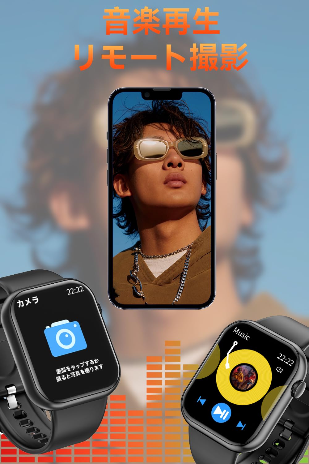 スマートウォッチ【iPhone対応&amp;アンドロイド対応】2024新登場 Amazon | スマートウォッチ【2024年新登場・金賞】iPhone対応