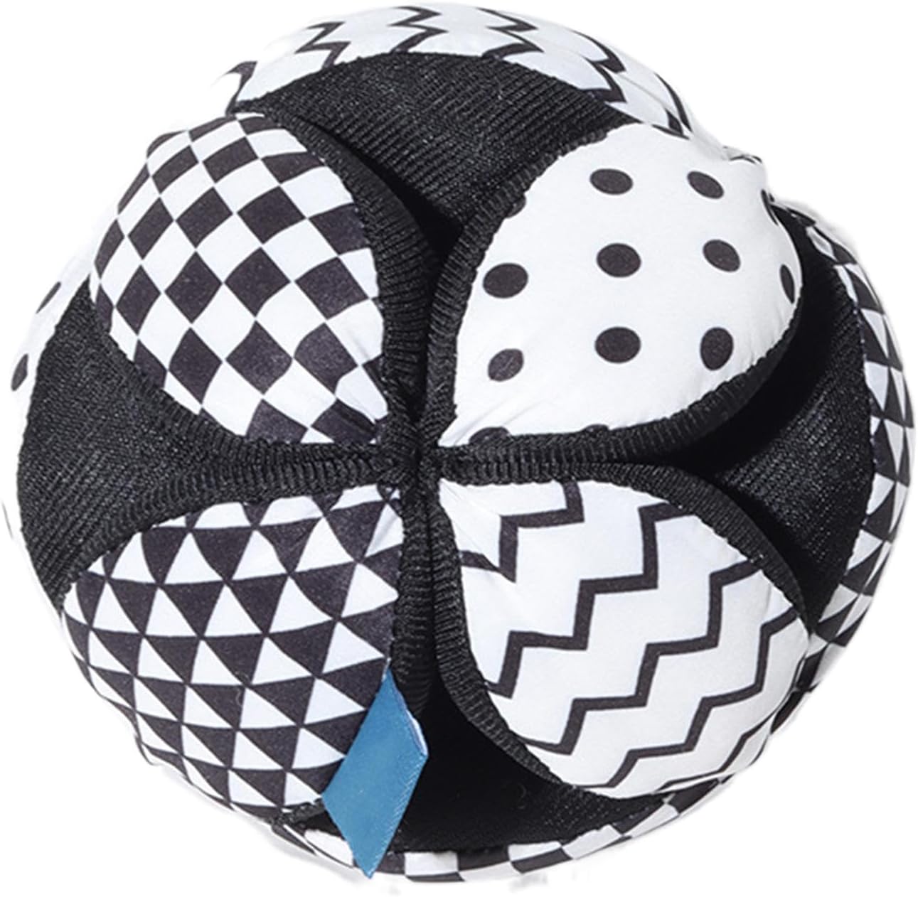 Baby Sensory Ball - Black And White Interactive Developmental Toy Kids, Soft Grip Ball For Babies | Toddler Activity Plays Ball, Textured Sensory Ball For Motor Skills And Early Learning Fun