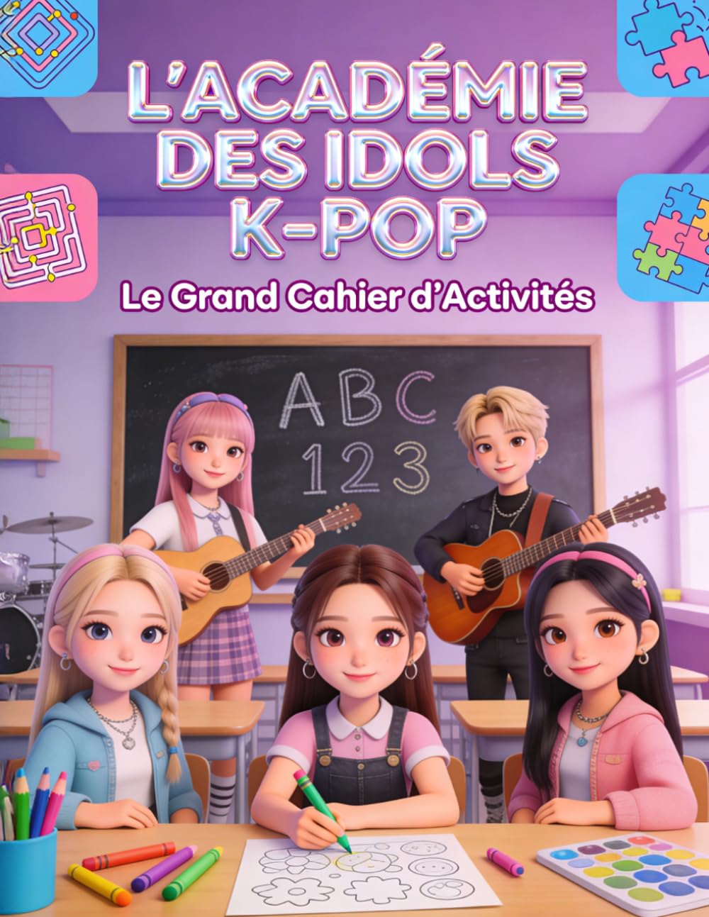Fan de K-Pop mon Grand Livre Multi Jeux