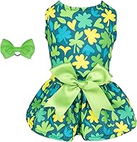 Vista 10 de CuteBone - Vestido de malla para perros, vestido de sol de Halloween para cachorros, atuendo para mascotas, moda de verano para perros pequeños