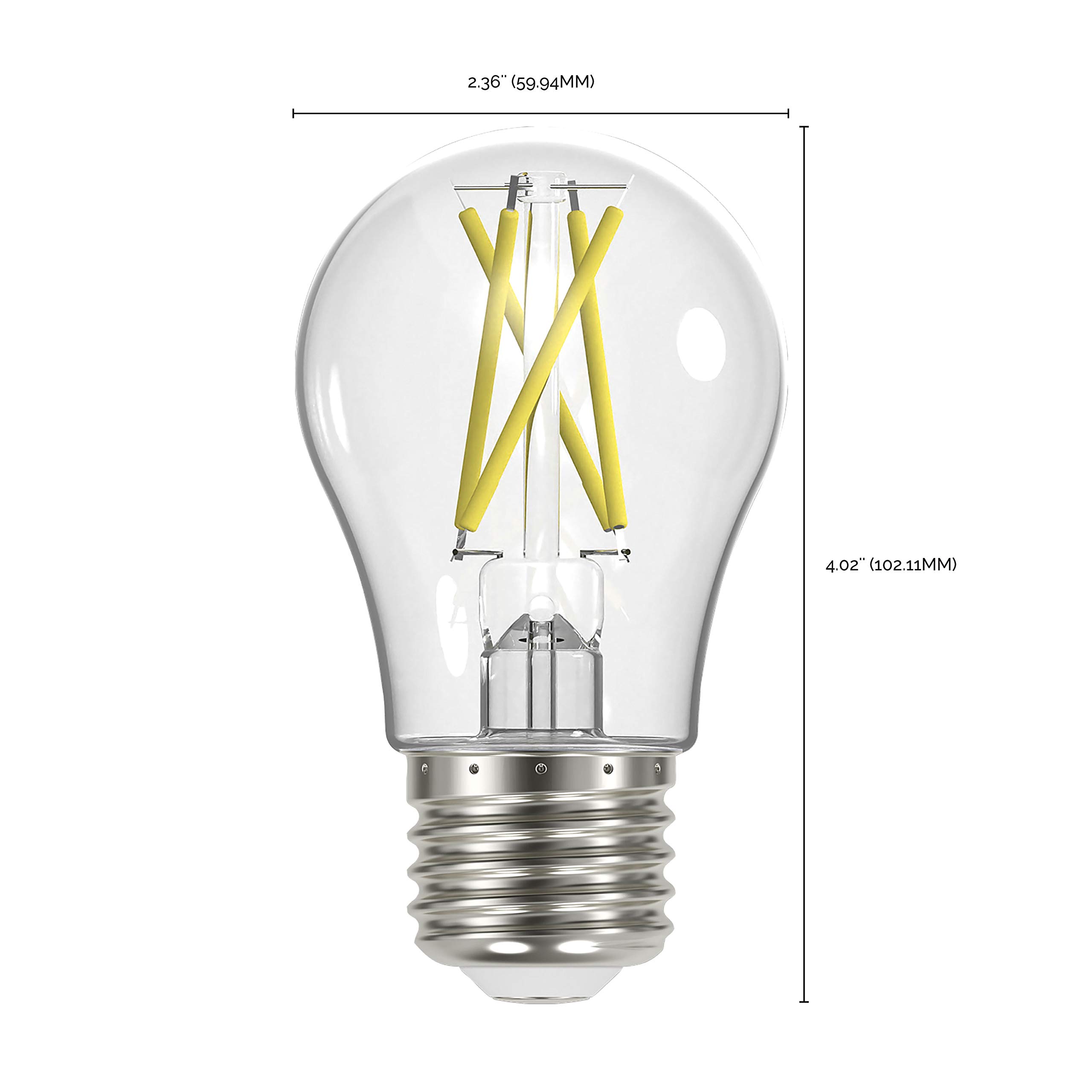 Amazon.com: Satco S12437 A19 LED 4-Bulb Value Pack, 75W