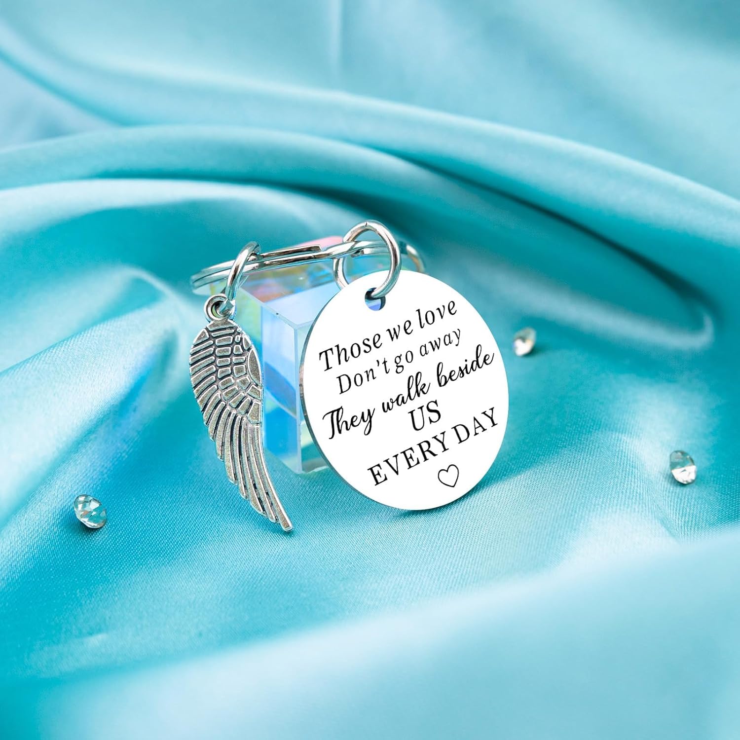 Sympathy Gifts for The Loss Of Dad Mom Brother Son, Bereavement Memorial Gifts-They Walk Beside Us Every Day - Image 3