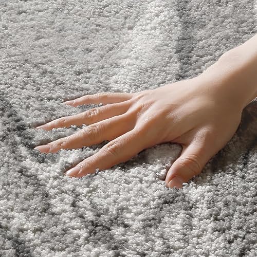 Miniatura 4 de Ankah Lujosa alfombra de baño nórdico, extra suave, esponjosa, absorbente, antideslizante, cómoda, fácil de cuidar y de secado rápido. Alfombra de