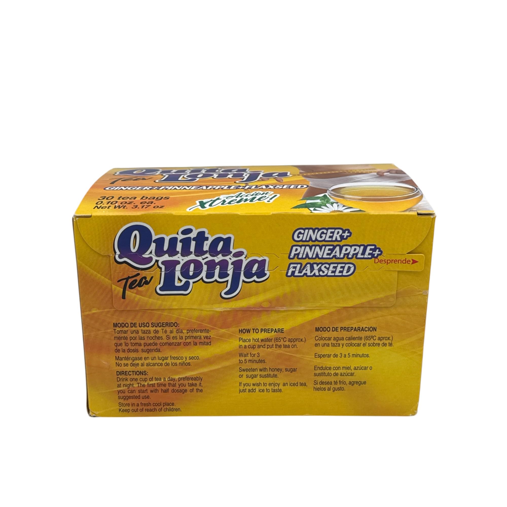 Amazon.com: Ginger, pinneapple+ flaxseed TEA (TÉ de jengibre, piña