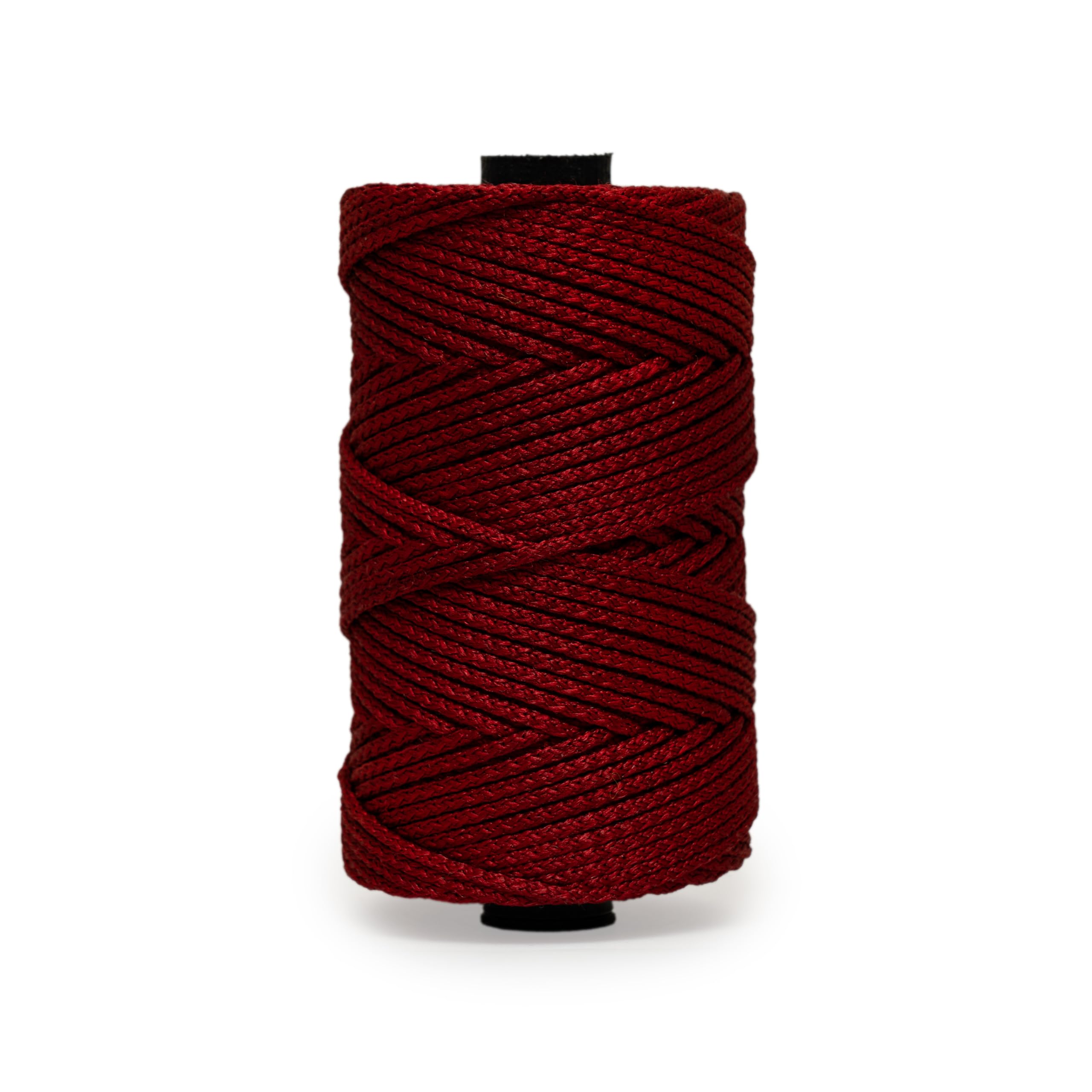 2.5mm Braided Polyester Macrame Thread Cord Dori for Art Craft & DIY Projects (80 MTR, Maroon)-image-19
