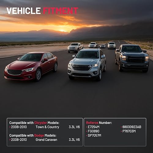 Vista 64 de BDFHYK Conjunto de módulo de bomba de combustible E7094M para Chrysler Grand Voyager/Town & Country/Voyager, Dodge Caravan/Grand Caravan, Plymouth