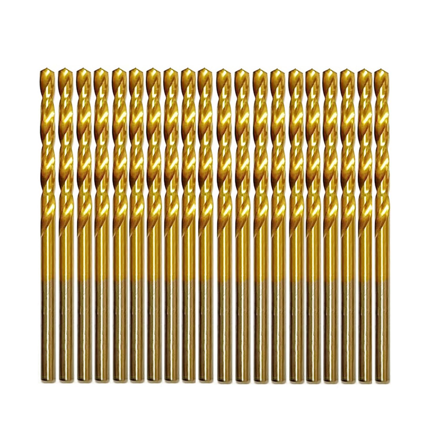 60PCS Mini Titanium Drill Bit Set - Wood, Metal, Plastic -9