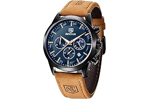 Orologio da polso analogico al quarzo waterproof multifunzione per uomo BY BENYAR