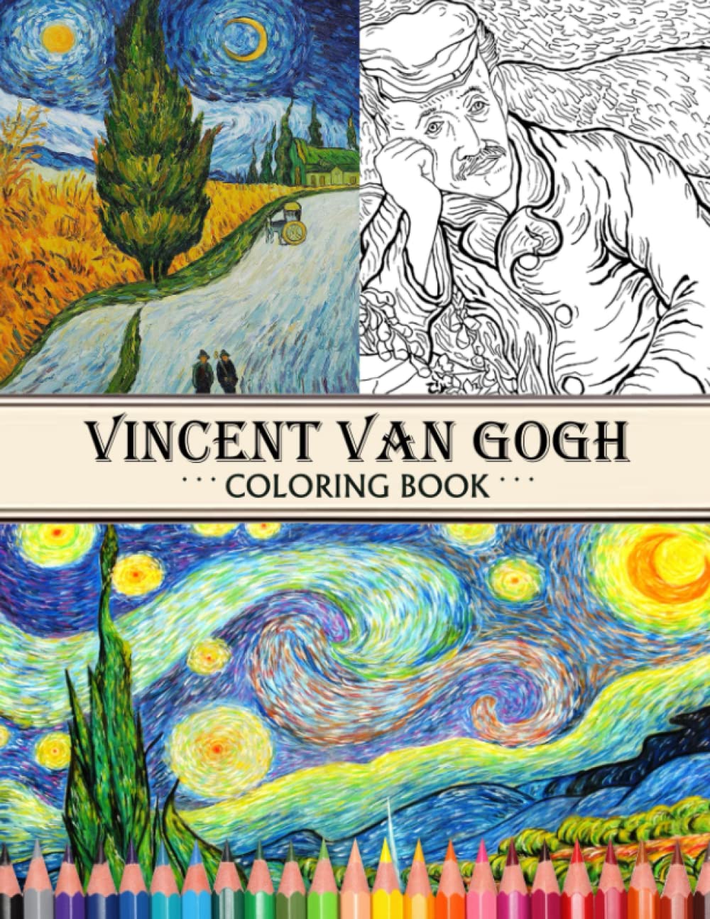 Buy Vincent Van Gogh Coloring Book: 30 Van Gogh Coloring Pages For Kids ...