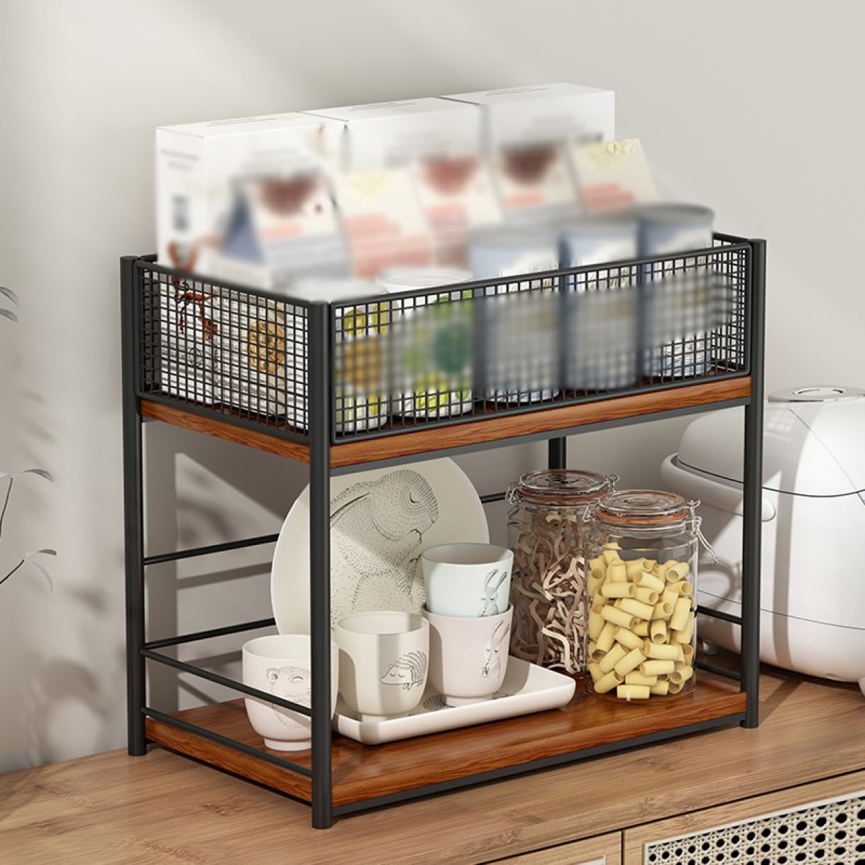 KM069調味料棚 約W1050×D350×H300mm