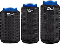 Vista 24 de WKieason Fundas aislantes estándar de 12 onzas, fundas aislantes para latas estándar, fundas para botellas de cerveza de 12 onzas, soporte