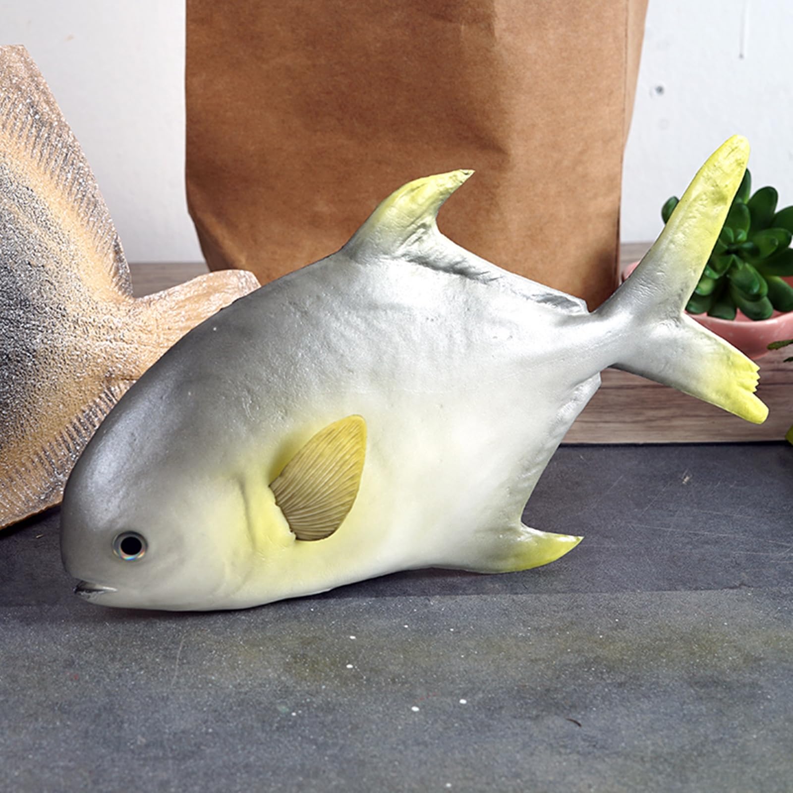Realistic Fish Models 4 Pack Realistic Fake Fish Decor - 11 Inch ...