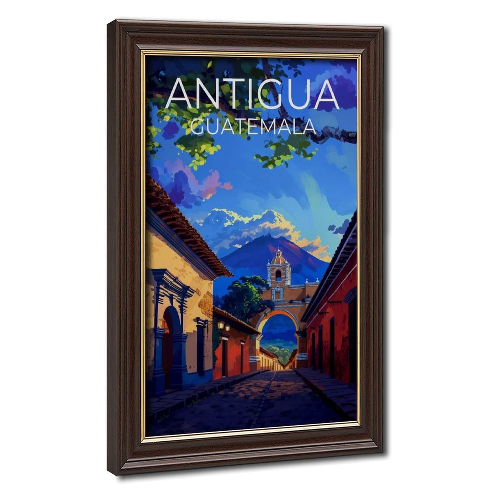 Bareronor Antigua Travel Poster Canvas Poster Bedroom Decor Landscape Office Room Decor Gift 20" L X 30" W
