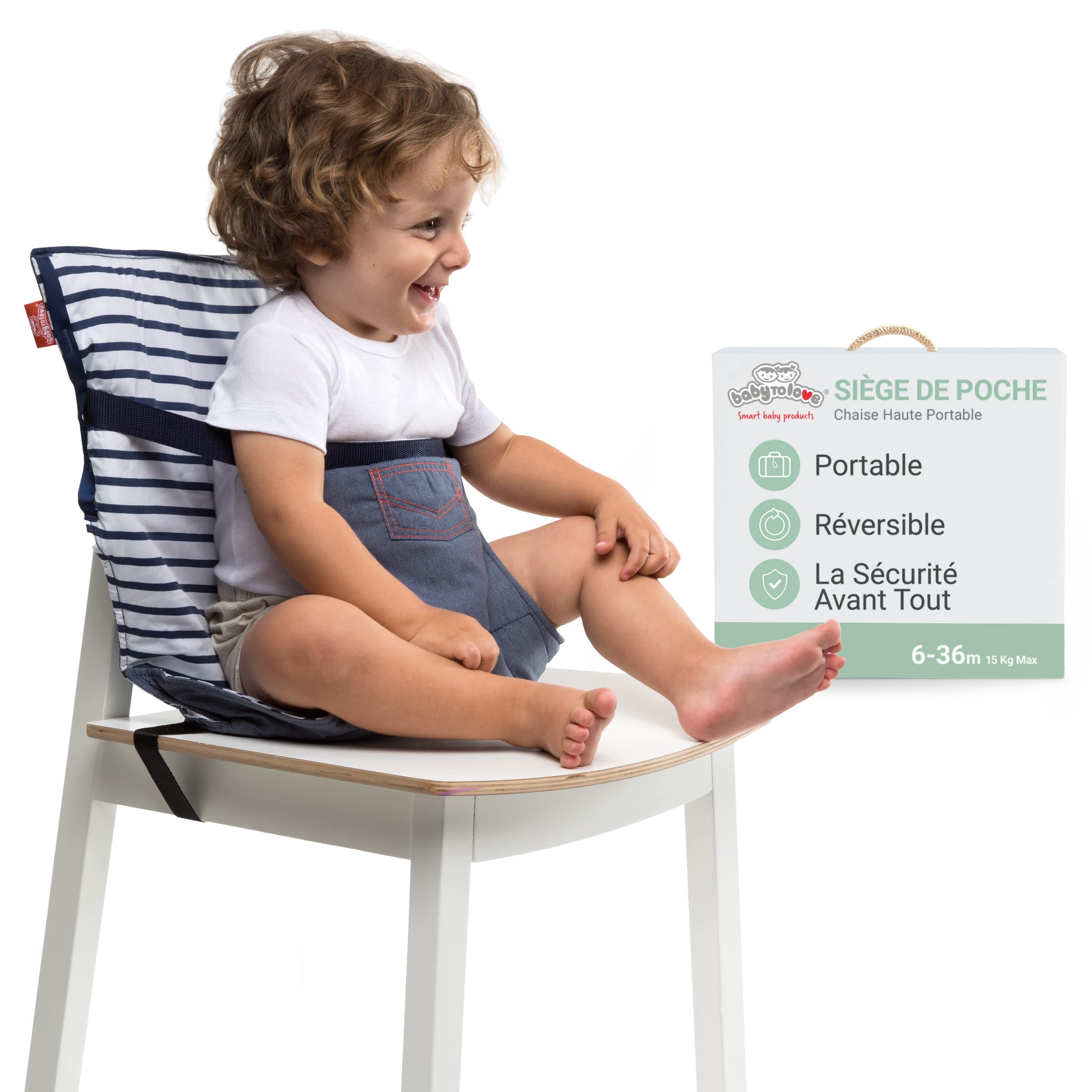 Harnais de chaise pour bébé compact et adaptable BabyToLove - 7