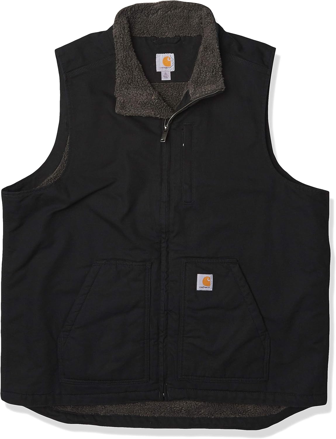 Carhartt mens Sherpa Lined Mockneck Vest Amazon.ca Clothing, Shoes