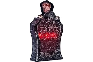 Animated Halloween Tombstones with Light and Sound