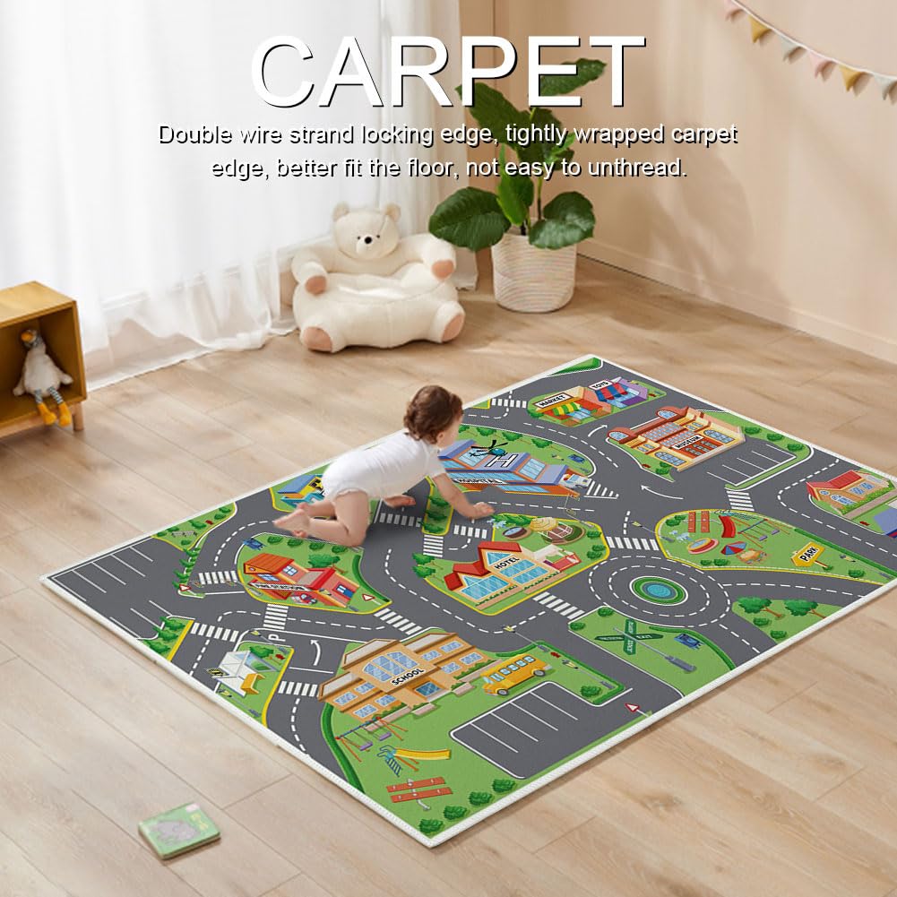 Paco Home Tappeto Rotondo Bambini Cameretta Bambina Ragezzi Arcobaleno Lavabile In Lavatrice Moderno, Dimensione: 100 Cm Tondo, Colore:Multicolore