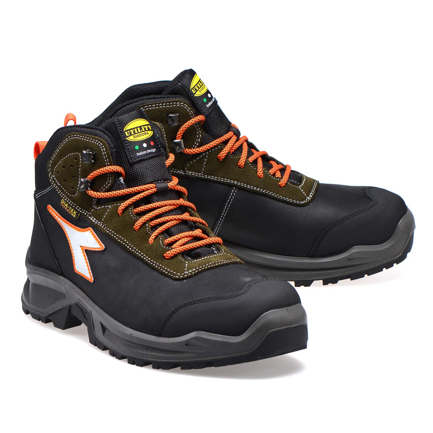 Diadora Sport Diatex Mid S3 WR Ci SRC, Stivaletti Bassi con Lacci Uomo