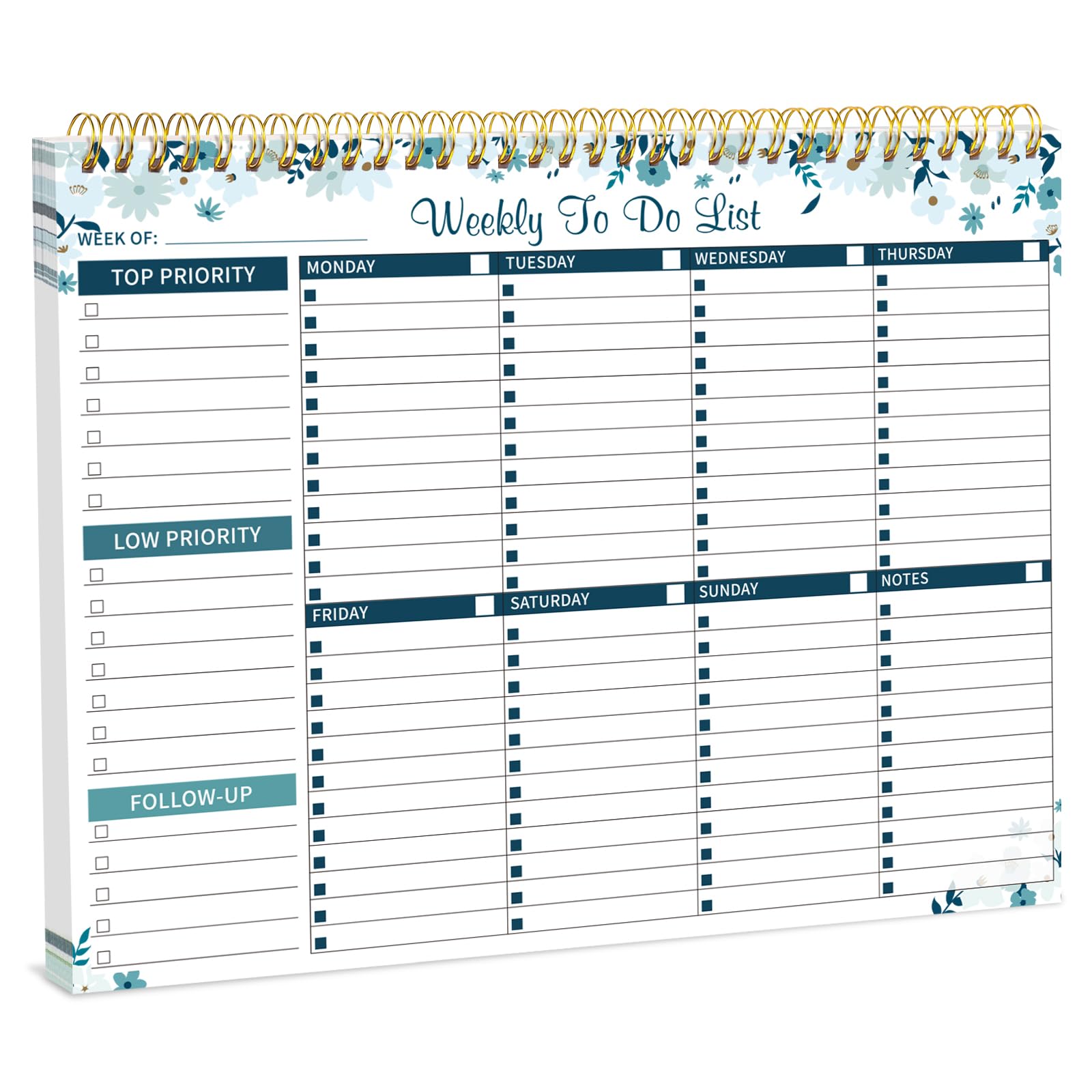 Weekly Desk Planner - To Do List Notepad -14 Weekly Desk Planner - To Do List Notepad -14
