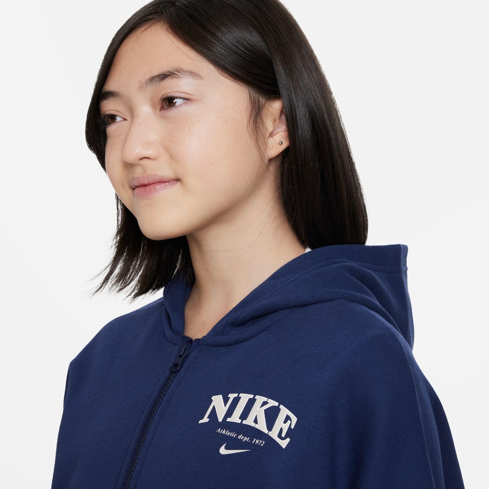 Nike Mädchen Nike Sportswear Fleece-Hoodie mit Durchgehendem Reißverschluss (Ältere Kinder, Mädchen) Fleece-Hoodie