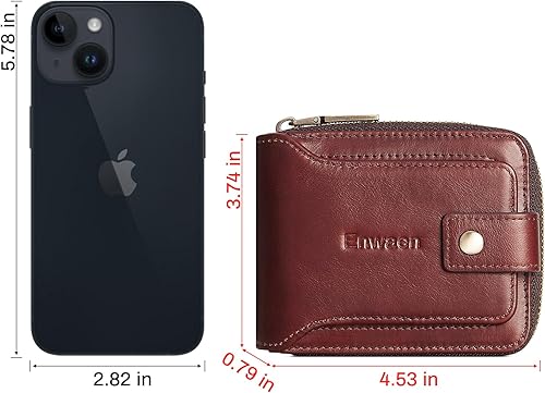 Miniatura 7 de Cartera para hombre E04, Café, Vintage